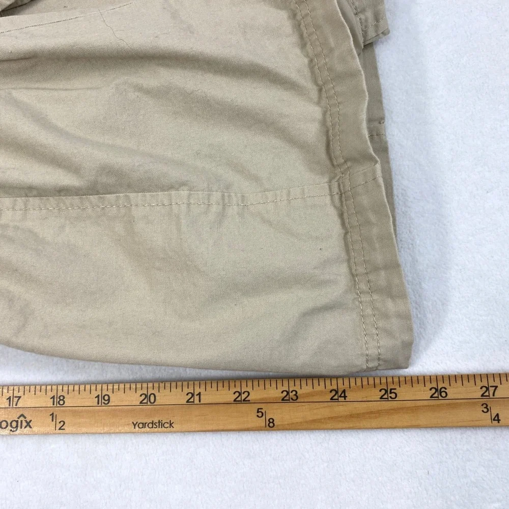New Look Utility Jacket Women Medium Tan Hooded Drawstring Waist Field Coat